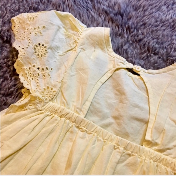 🆕HP🎉Old Navy Girls Flutter-Sleeve Eyelet Dress - Picture 7 of 8